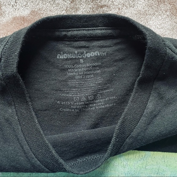 Spongebob and Patrick black graphic tee - small - Picture 3 of 3